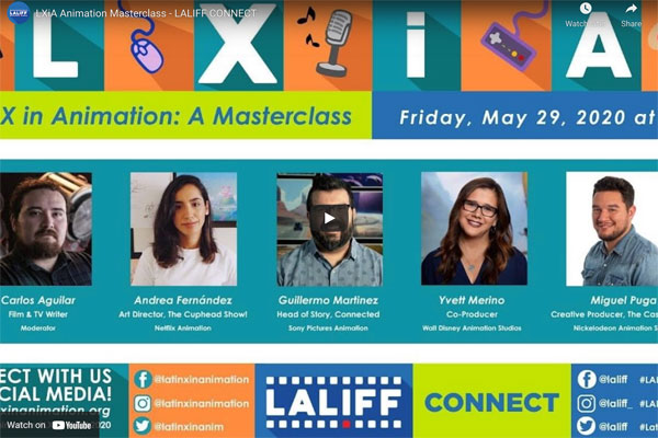LALIFF Masterclass:   Latinx in Animation